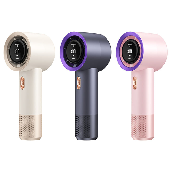 Unisex nan high-power digital handheld hair dryer with precise multi-step airflow Stornfield
