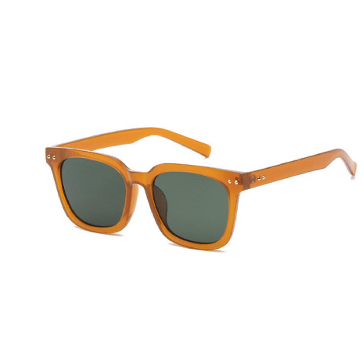 Women's sunglasses with fashionable tortoise pattern and wide frame Stornfield