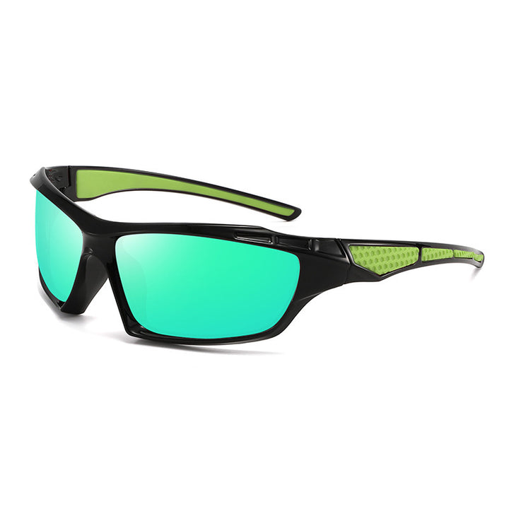 Unisex nan sporty wraparound sunglasses with polarized, shatterproof polycarbonate lenses and non-slip nose pads Stornfield