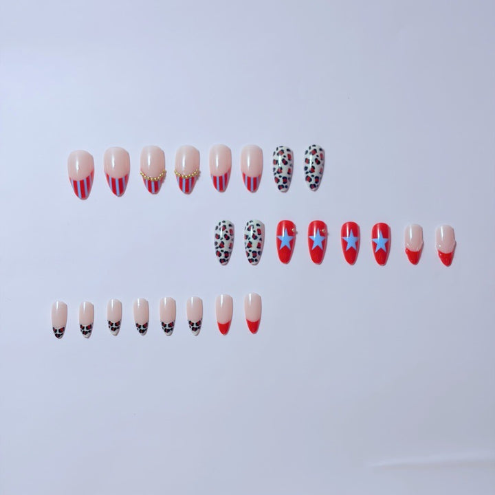 Artistic Nail Tips in Retro Style Stornfield