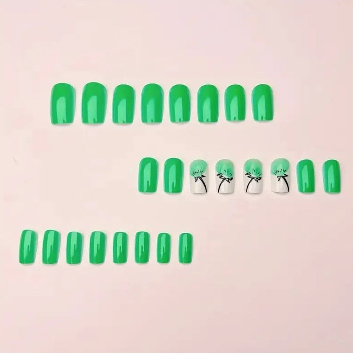 Elegant Botanical Nail Art Enhancements Stornfield