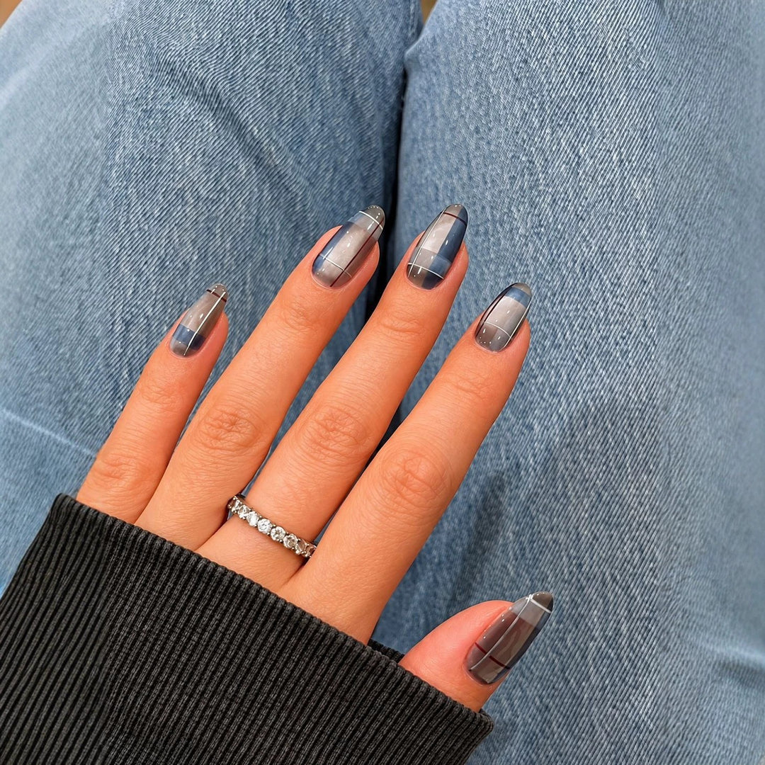 Stylish Geometric Nail Art Extensions Stornfield