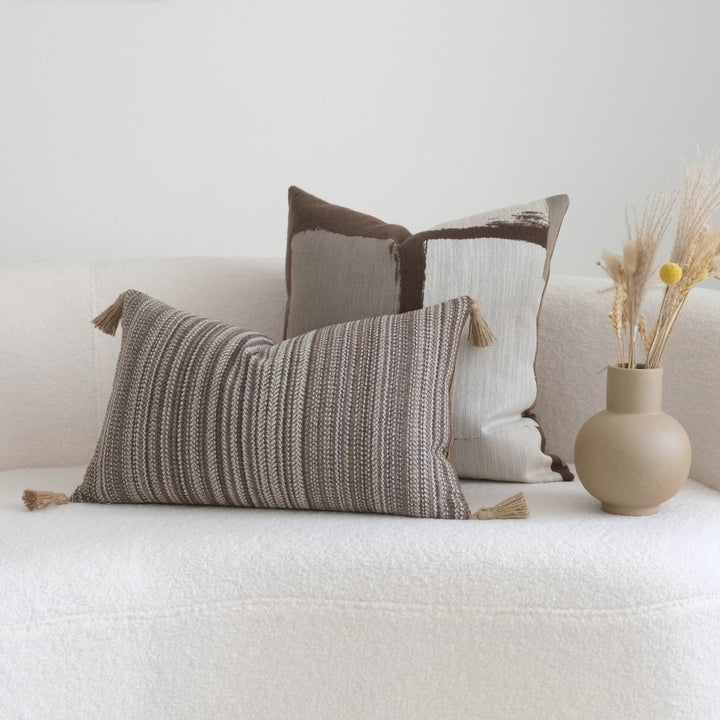 Textured Home Accent Pillow for Living Room