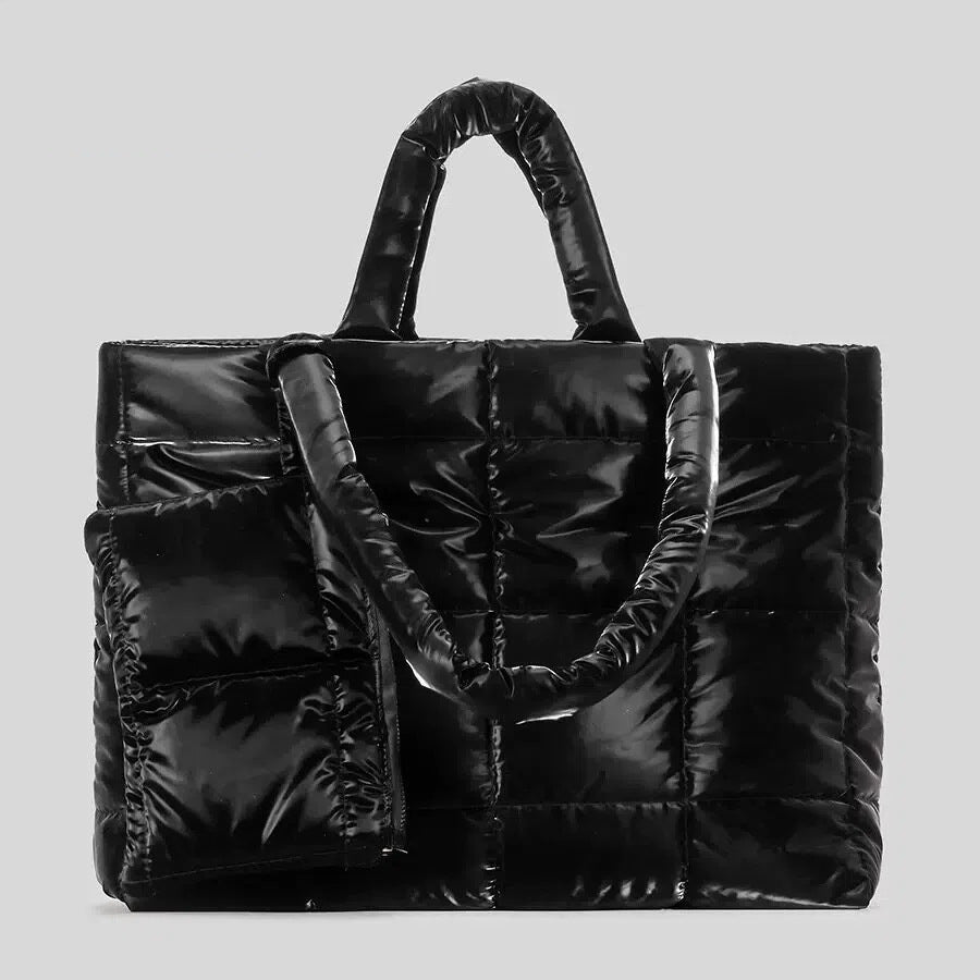 Padded Quilted Tote Bag