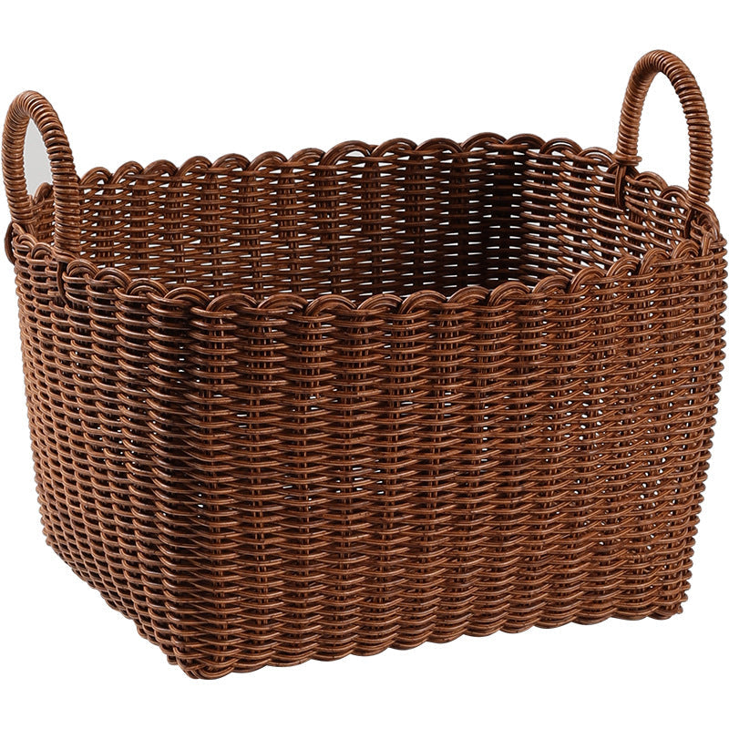 Handwoven Versatile Storage Basket with Ergonomic Handles Stornfield