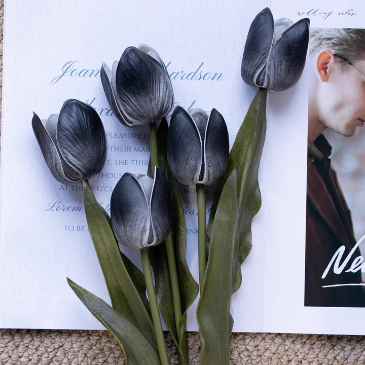 Lifelike Tulip Floral Arrangement