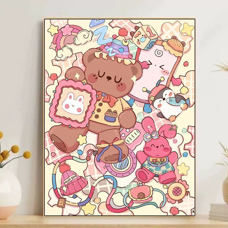 Cute Cartoon Dessert-Themed Wall Art Stornfield