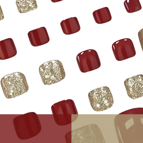 Glamorous Pedicure Nail Art Stornfield