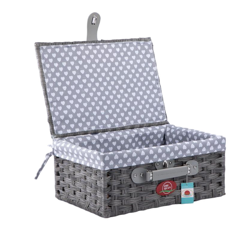 Ladies Decorative Storage Basket with Removable Fabric Cover Stornfield