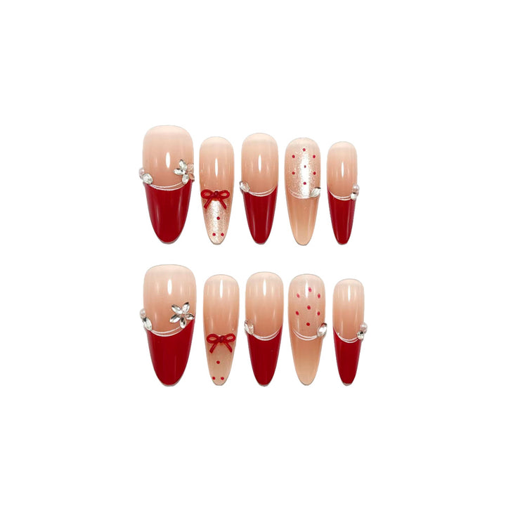Elegant and Festive Artificial Nails Stornfield