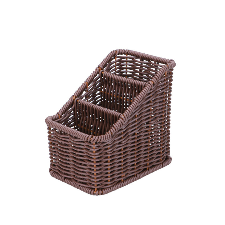 Multi-Compartment Woven Organizer Basket Stornfield