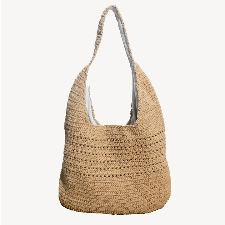 Handmade macrame shoulder bag with ergonomic shoulder strap Stornfield