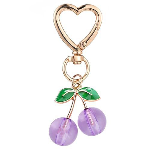 Decorative Cherry Charm Keychain Stornfield