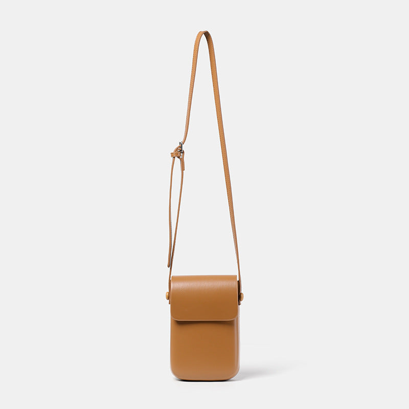 Compact Leather Crossbody Pouch Stornfield