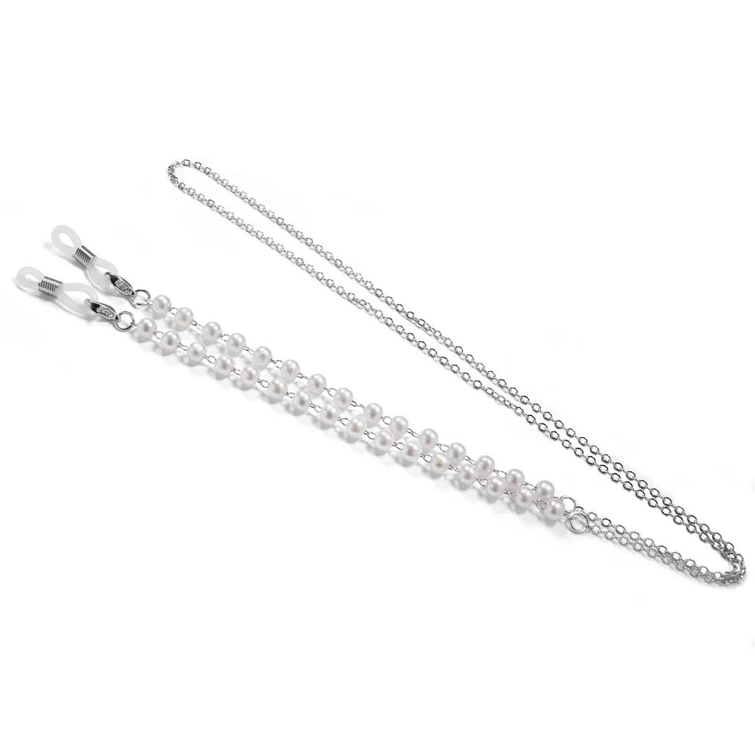 Elegant Pearl-Embellished Eyewear Chain Stornfield