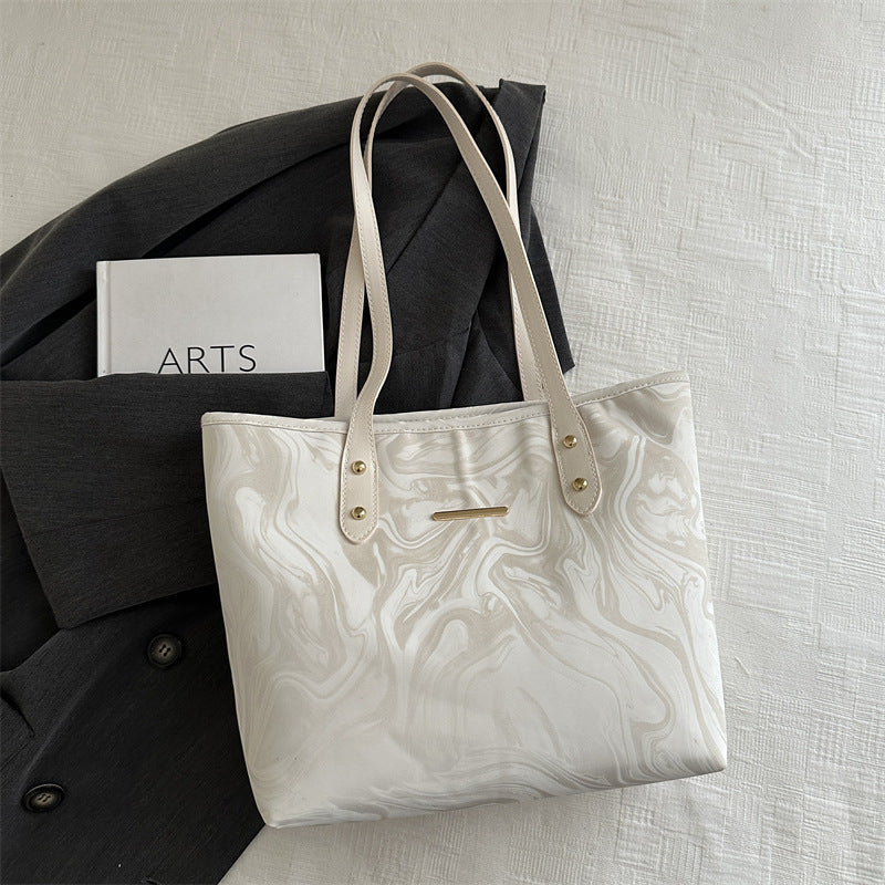 Stylish Marble Pattern Tote Bag Stornfield
