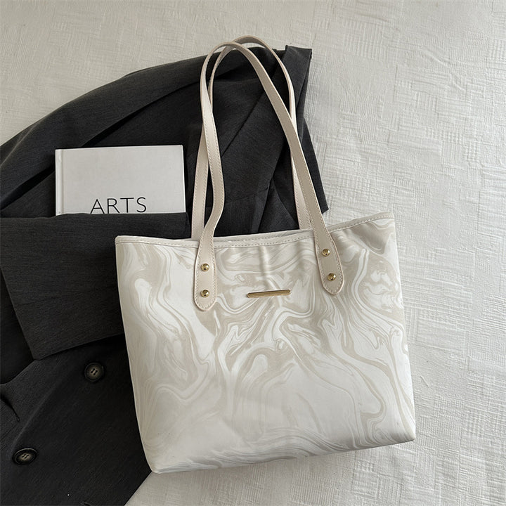 Stylish Marble Pattern Tote Bag Stornfield