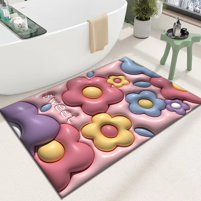 Cute Cartoon Cat Shape Bath Mat Stornfield
