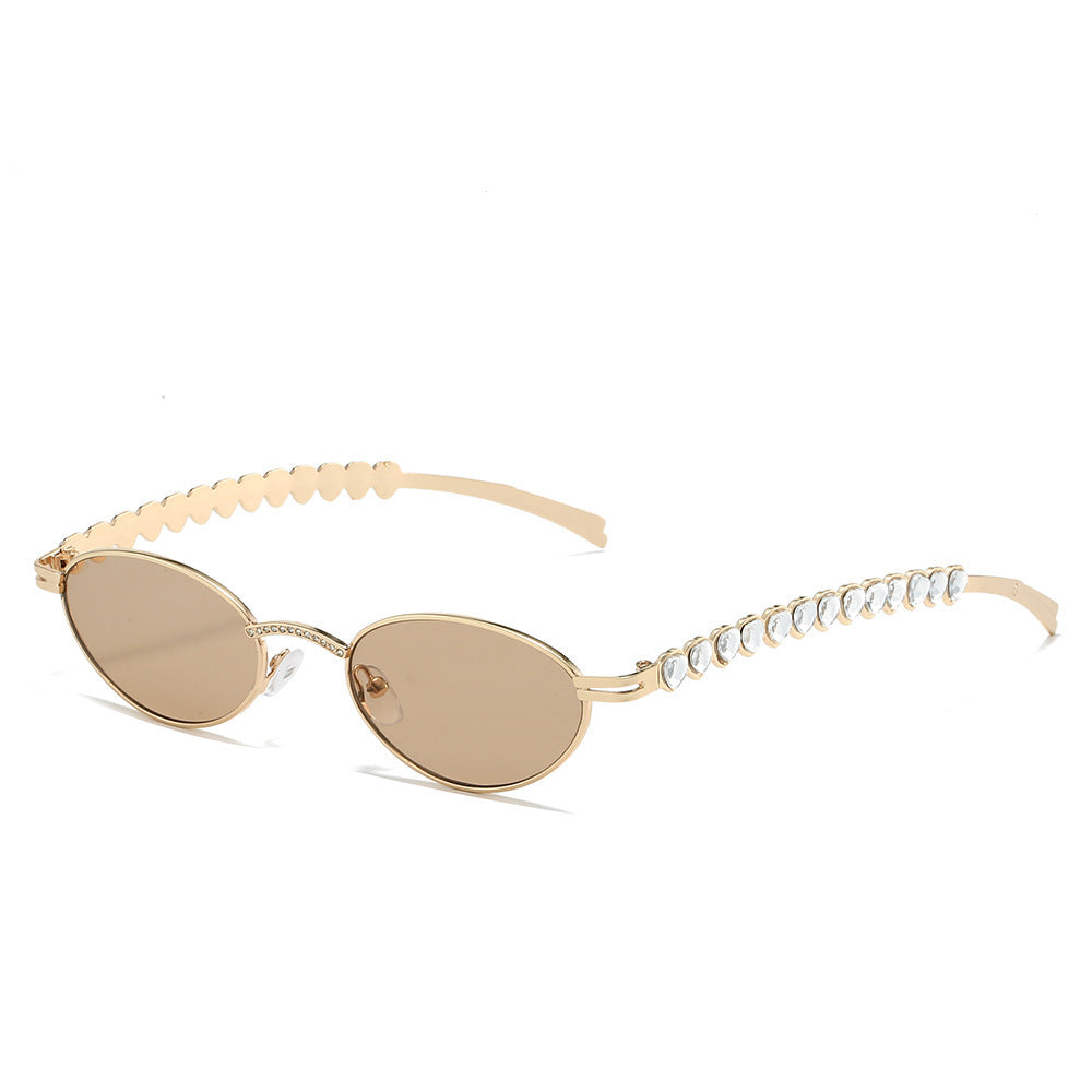 Elegant Rhinestone-Embellished Cat-Eye Glasses Stornfield