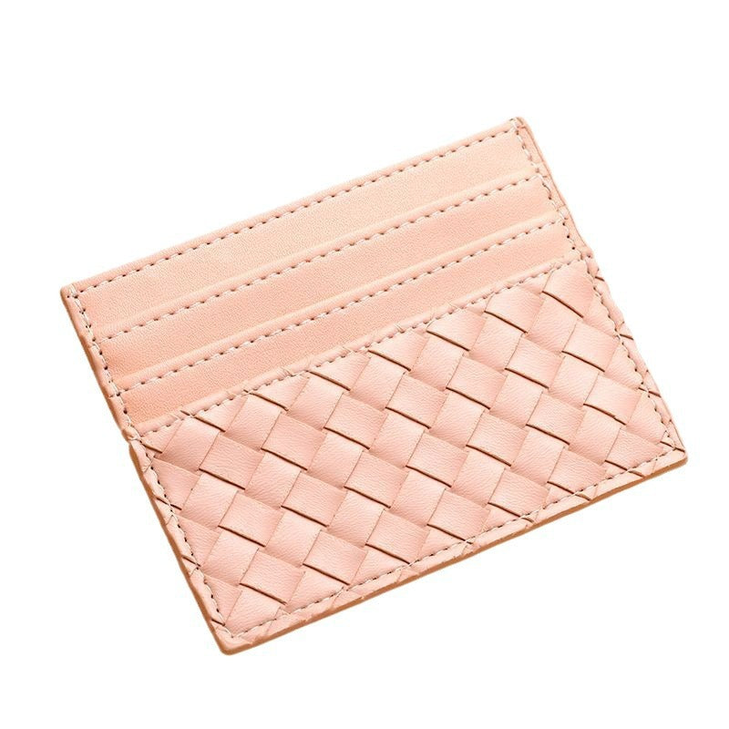Premium Woven Leather Cardholder Stornfield