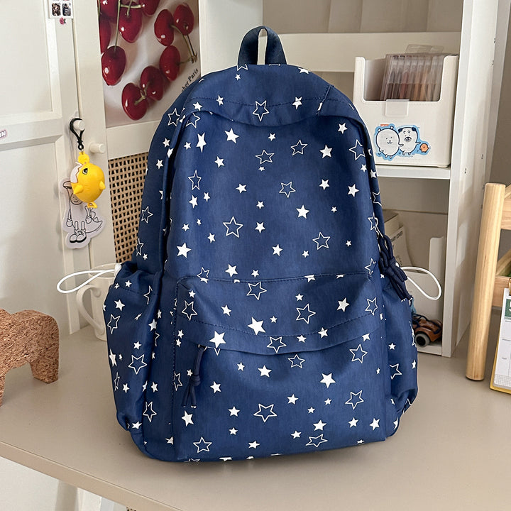 Stylish Star-Embellished Backpack Stornfield