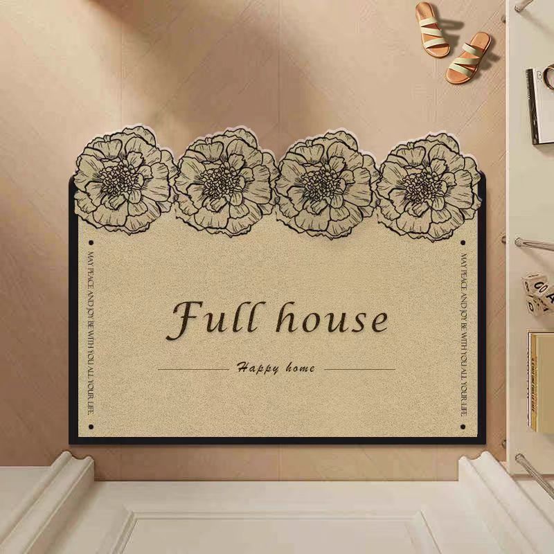 Floral Welcome Mat Stornfield