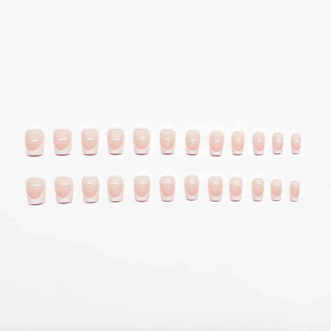 Premium French Tip Nail Set Stornfield