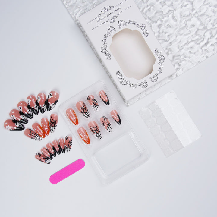 Halloween Artificial Nail Set with Creepy Designs Stornfield