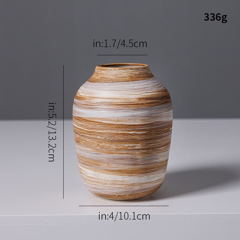 Artistic Spiral Design Ceramic Vase Stornfeild
