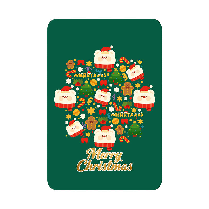 Festive Holiday-Themed Fleece Throw Blanket