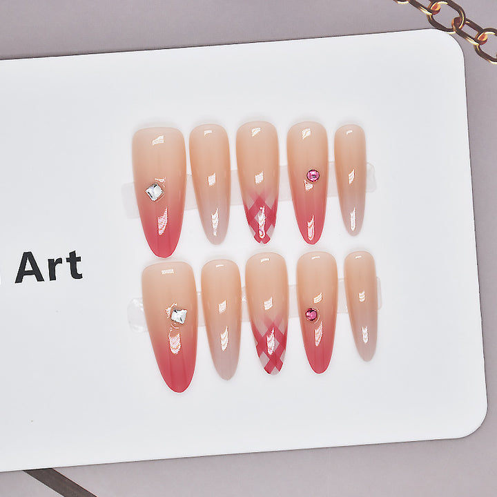 Gradient Ombre Press-On Nail Extensions Stornfield