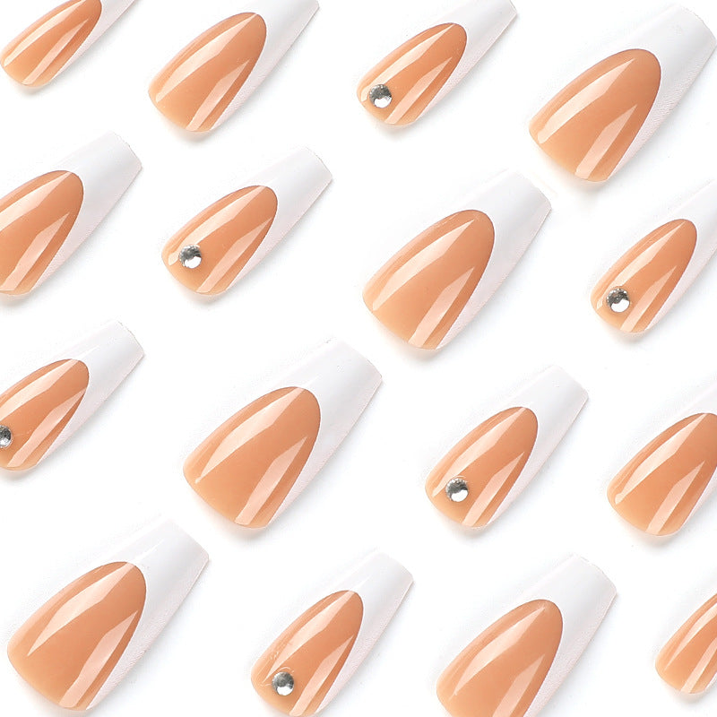 Artful Nail Extensions with Elegant French Tips Stornfield