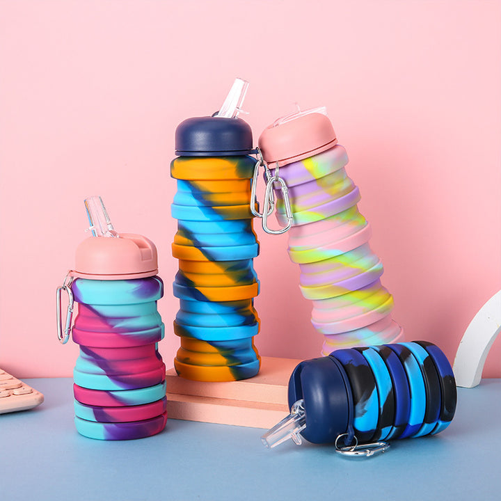 Women collapsible silicone water bottle Stornfield