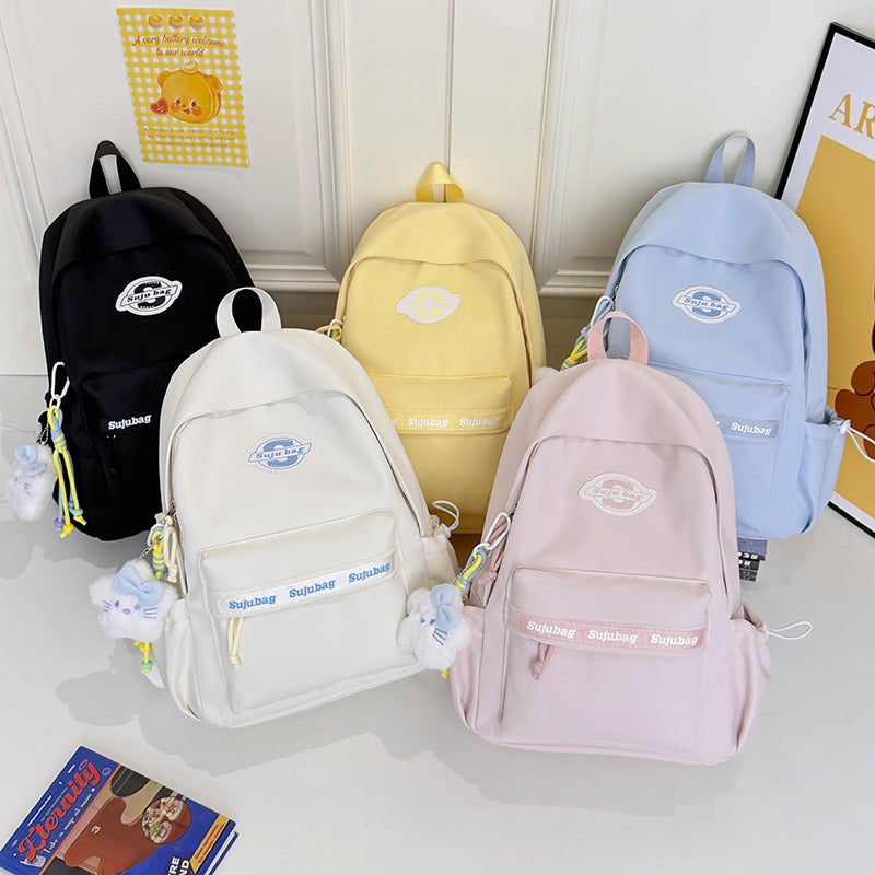 Mini Backpack with Cute Plush Charm Stornfield