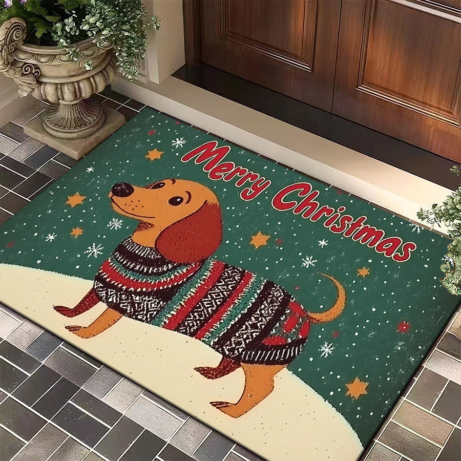 Decorative Christmas-Themed Entrance Mat Stornfield