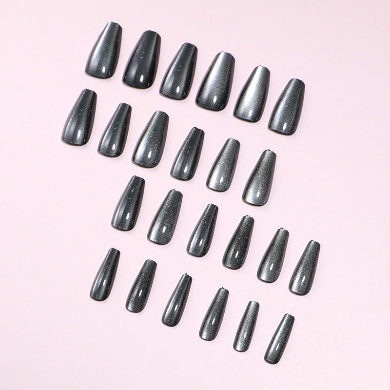 Glossy Stiletto Press-On Nail Art with Ombre Effect Stornfield