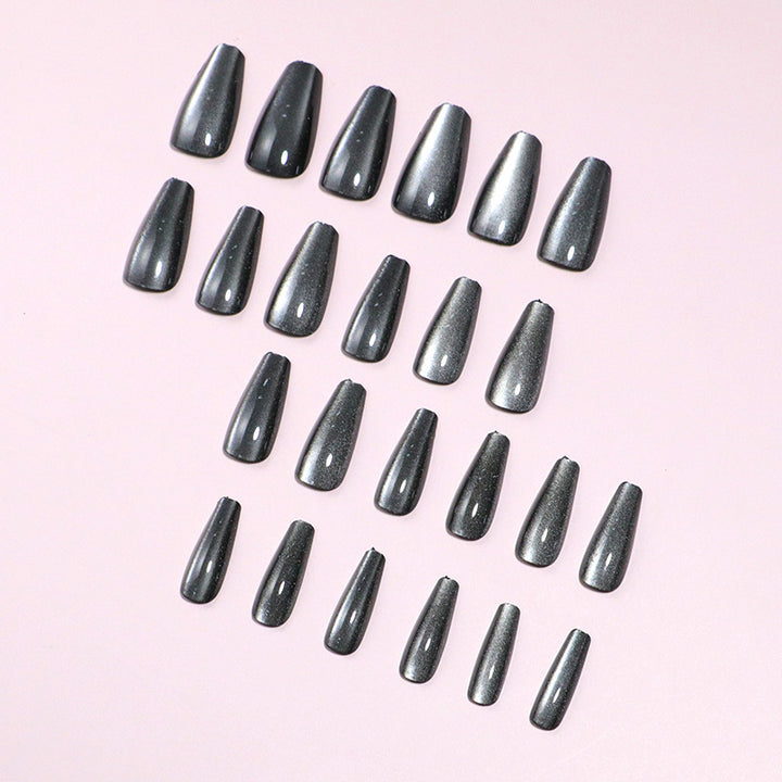 Glossy Stiletto Press-On Nail Art with Ombre Effect Stornfield