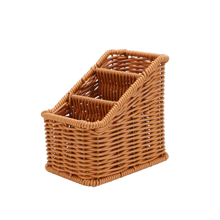 Multi-Compartment Woven Organizer Basket Stornfield