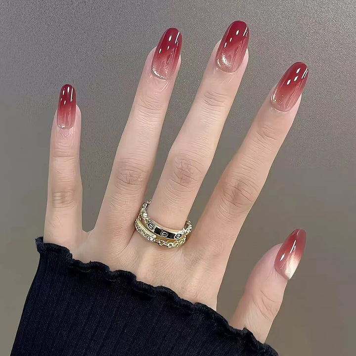 Ombre Gradient Press-On Nail Tips Stornfield