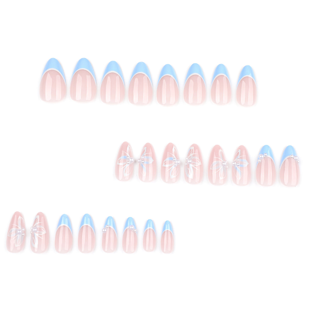 Elegant artificial nails with floral accents and glamorous design Stornfield