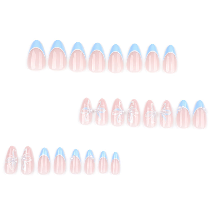 Elegant artificial nails with floral accents and glamorous design Stornfield