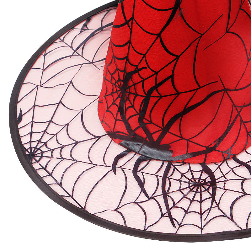 Halloween Themed Spider Web Costume Hat
