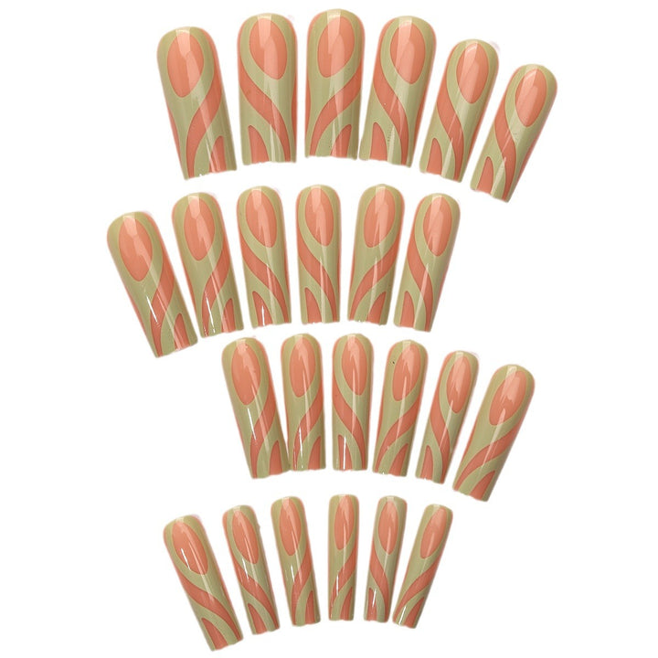 Creative Abstract Art Press-On Nail Tips Stornfield