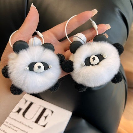 Cute Panda Plush Keychain Set Stornfield