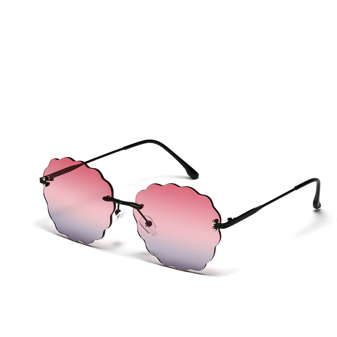 Ladies fashionable sunglasses in unique flower frame Stornfield