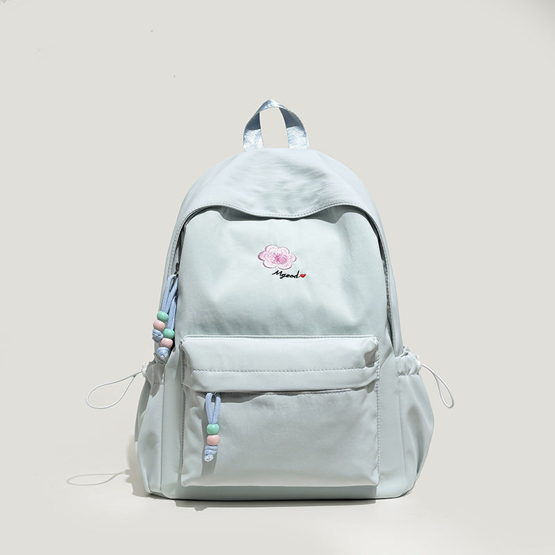 Elegant Floral Embellished Backpack Stornfield