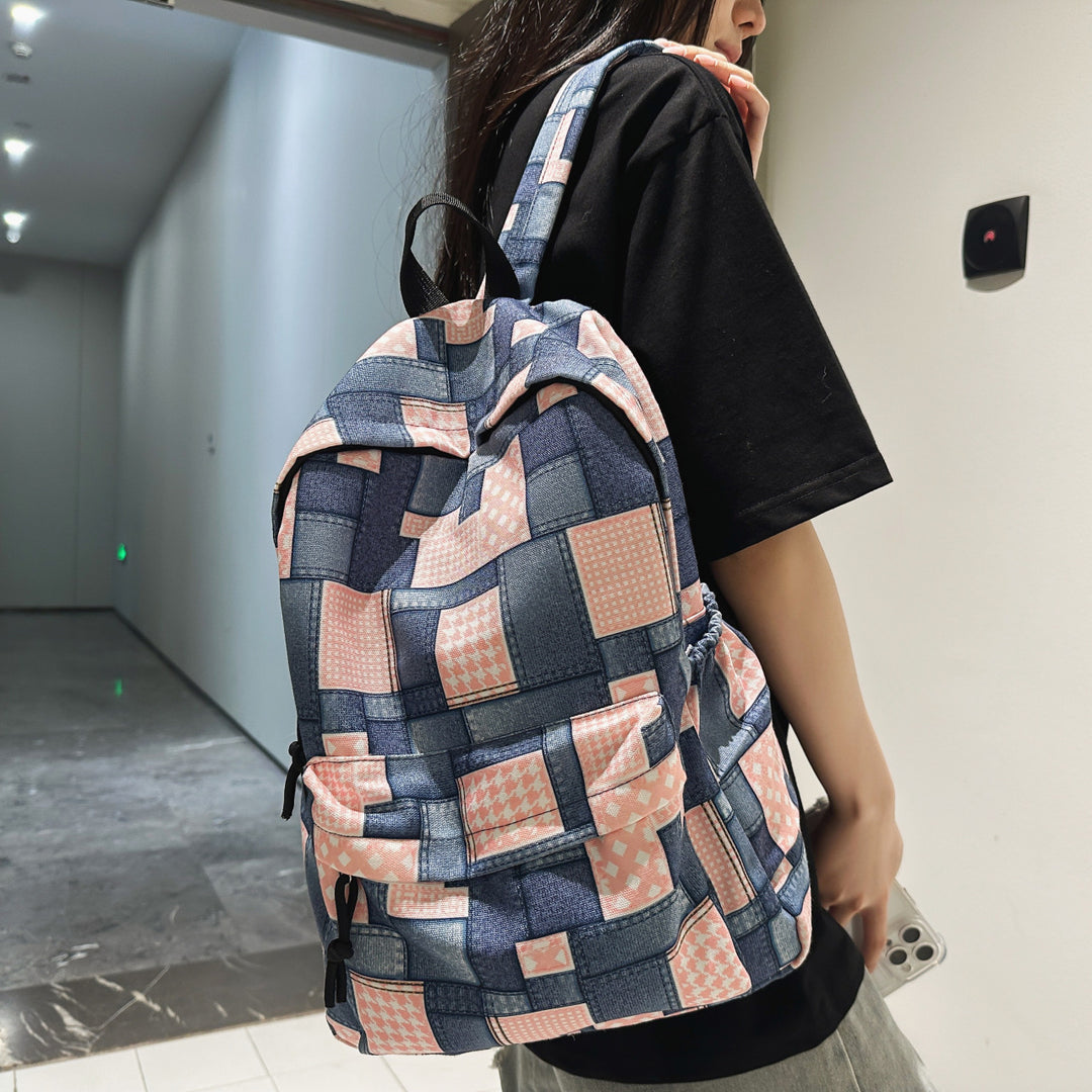 Backpack in Creative Patchwork Design Stornfield