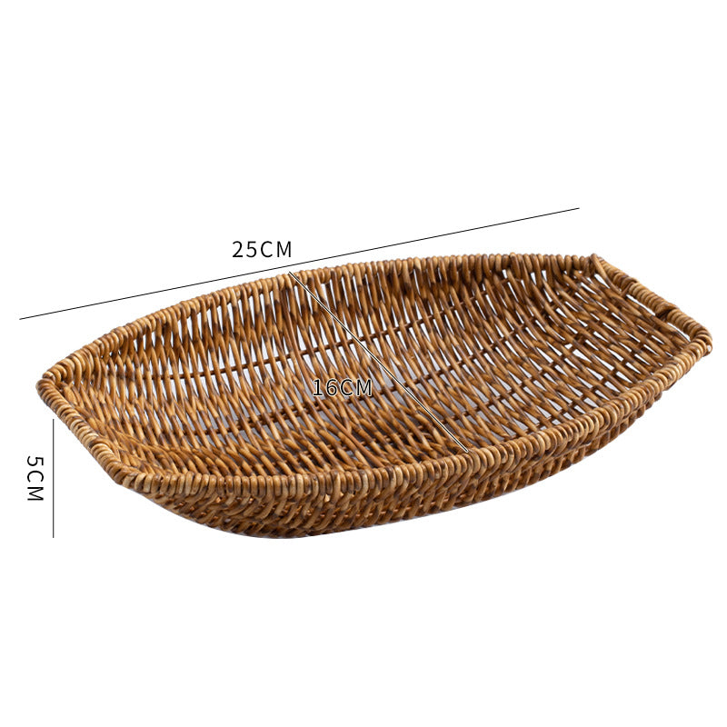 Handwoven Decorative Serving Basket Stornfield
