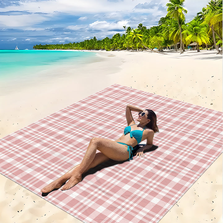 Mandala Design Beach Mat Stornfield