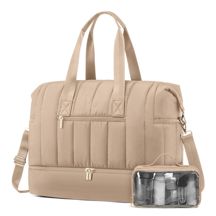 Stylish and Functional Sports Bag with Removable Cosmetic Compartment Stornfield